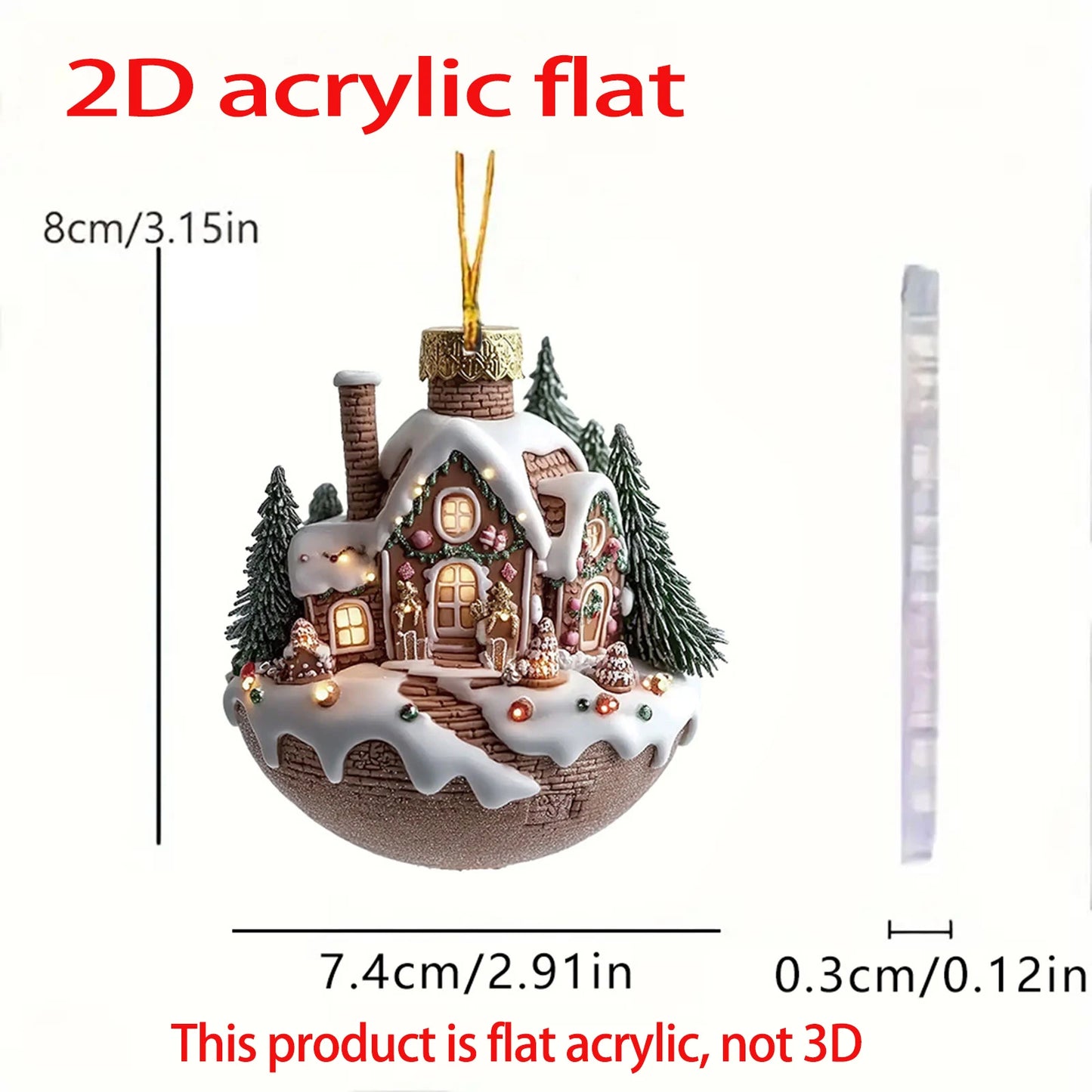 Christmas Decor Coffee Cup Ornaments