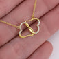 My Daughter My Pride - Solid Gold with Diamonds Necklace