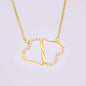 Everlasting Love Solid Gold with Diamonds Necklace