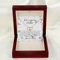 To My Beautiful Mom! A Solid Gold with Diamonds Necklace