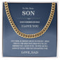 My Son I Believe In You - Cuban Link Chain