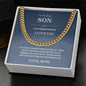 My Son I Believe In You - Cuban Link Chain
