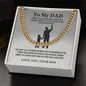 Dad - My Life Teacher - Cuban Link Chain