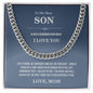 My Son I Believe In You - Cuban Link Chain