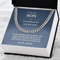 My Son I Believe In You - Cuban Link Chain