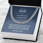 My Son I Believe In You - Cuban Link Chain