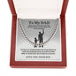 Dad - My Life Teacher - Cuban Link Chain