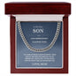My Son I Believe In You - Cuban Link Chain