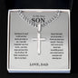 Son - Always Proud Of You - Cross Gift Necklase