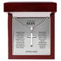 Son - Always Proud Of You - Cross Gift Necklase