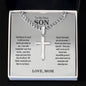 Son - Always Proud Of You - Cross Gift Necklase