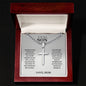 Son - Always Proud Of You - Cross Gift Necklase