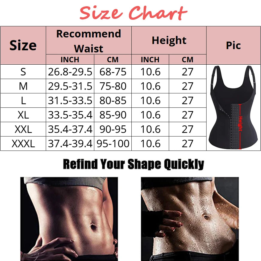 Waist Trainer Sweat Postpartum Bustiers