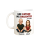 Like Father Like Daughter- Personalized Mug