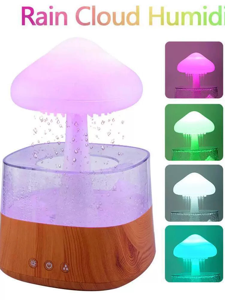 Luminous Ultrasonic Atomization Aromatherapy Rain Cloud Night Light