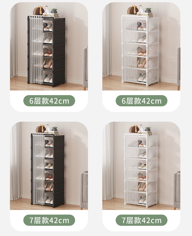 Shoe Box Storage Box Transparent Shoes Space-Saving Dormitory Foldable Dust-Proof Drawer Shoe Cabinet Storage Fantastic Ball Shoe Rack