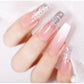 BORN PRETTY 30ml Nail Extension Gel Nail Polish Gitter White Acrylic Nail Glitter Sequins Soak Off UV Extend Gel Nail Extensions