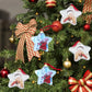 1pc Christmas Photo Insert Baubles Festive Personalize Gift Tree Decorations Photo Ball Clip DIY Transparent Pendant