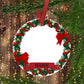 Christmas Ceramic Ornament Add Photo & Name ( Personalized )