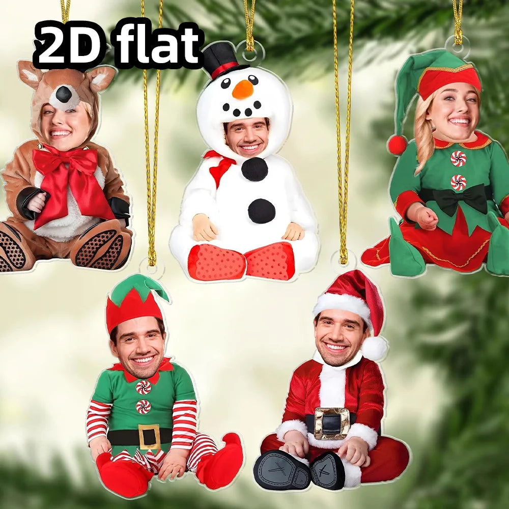 Custom Acrylic Christmas Ornament ( Personalized )