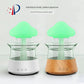 300ml Desktop Humidifier USB Plug-in Cloud Rain Colorful Mushroom Night Light Multifunctional Atomization Aroma Diffuser