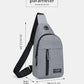 Chest Bag Fashion New Solid Color Men Chest Bag Outdoor Casual Fashion One Shoulder Crossbody Bag