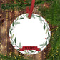 Christmas Ceramic Ornament Add Photo & Name ( Personalized )