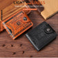 Men's Wallets with 100 US Dollar Pattern Hasp Male Leather Wallet with Zipper Card Holder Coin Pocket Purse cartera hombre