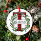 Personalized Christmas Baby Ornament Custom Name Xmas Infant Keepsake Gift Christmas Photography Accessories Christmas Ornament