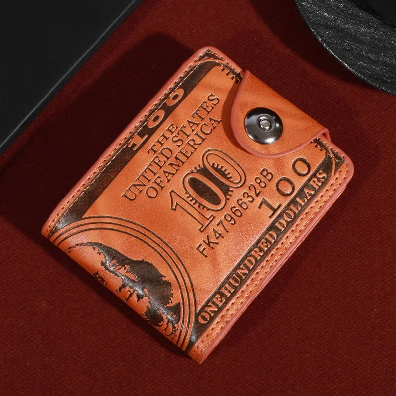 Wallets With 100 US Dollar Pattern