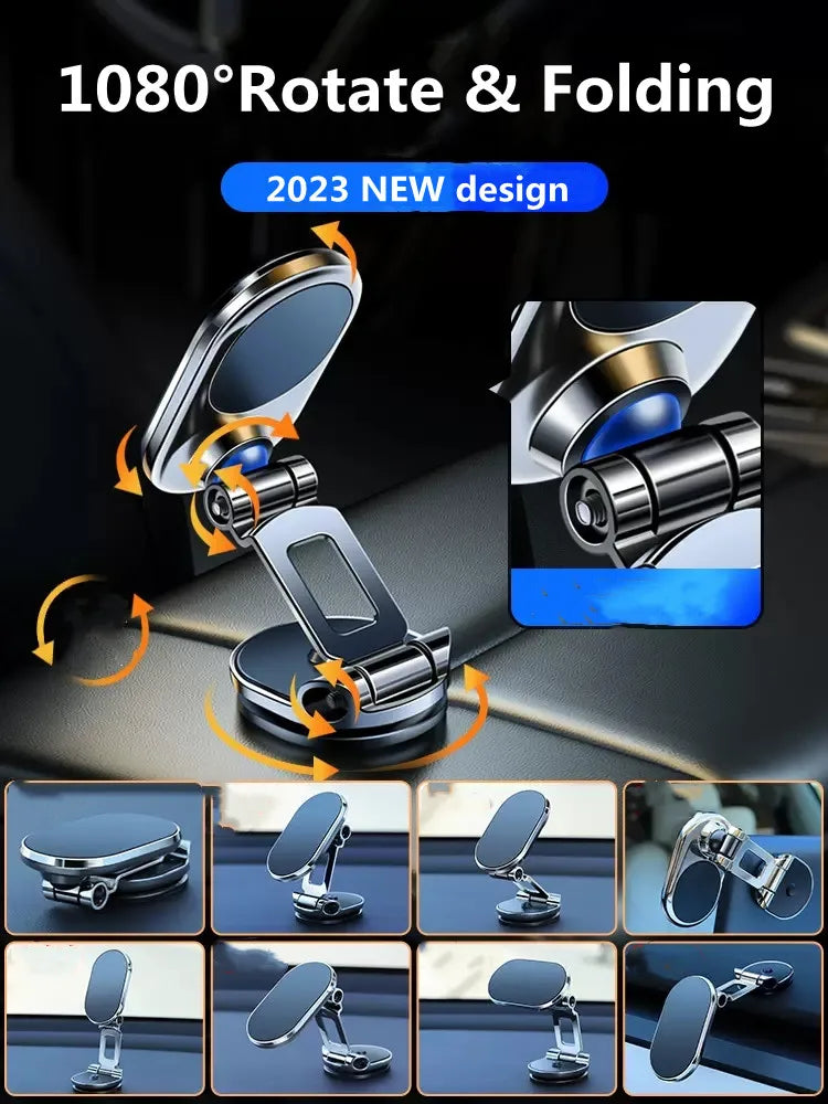 1080 Rotatable Magnetic Car Phone Holder