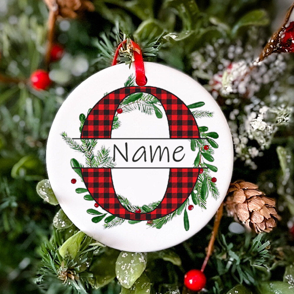 Personalized Christmas Baby Ornament Custom Name Xmas Infant Keepsake Gift Christmas Photography Accessories Christmas Ornament