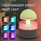 Mushroom Air Humidifier Home Bedroom Aromatherapy Lamp Calming Water Drops Sounds Diffuser Humidifier Rain Cloud Night Light