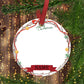 Christmas Ceramic Ornament Add Photo & Name ( Personalized )