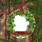 Christmas Ceramic Ornament Add Photo & Name ( Personalized )