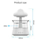 300ml Desktop Humidifier USB Plug-in Cloud Rain Colorful Mushroom Night Light Multifunctional Atomization Aroma Diffuser