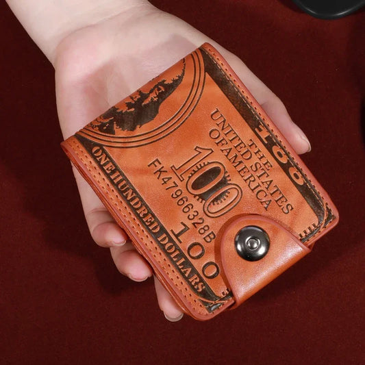 Wallets With 100 US Dollar Pattern