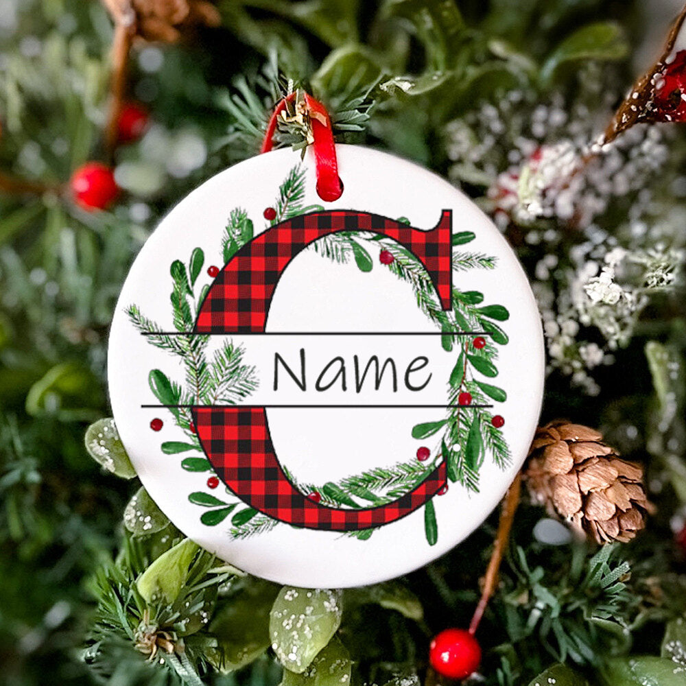 Personalized Christmas Baby Ornament Custom Name Xmas Infant Keepsake Gift Christmas Photography Accessories Christmas Ornament