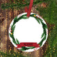 Christmas Ceramic Ornament Add Photo & Name ( Personalized )