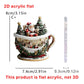 Christmas Decor Coffee Cup Ornaments