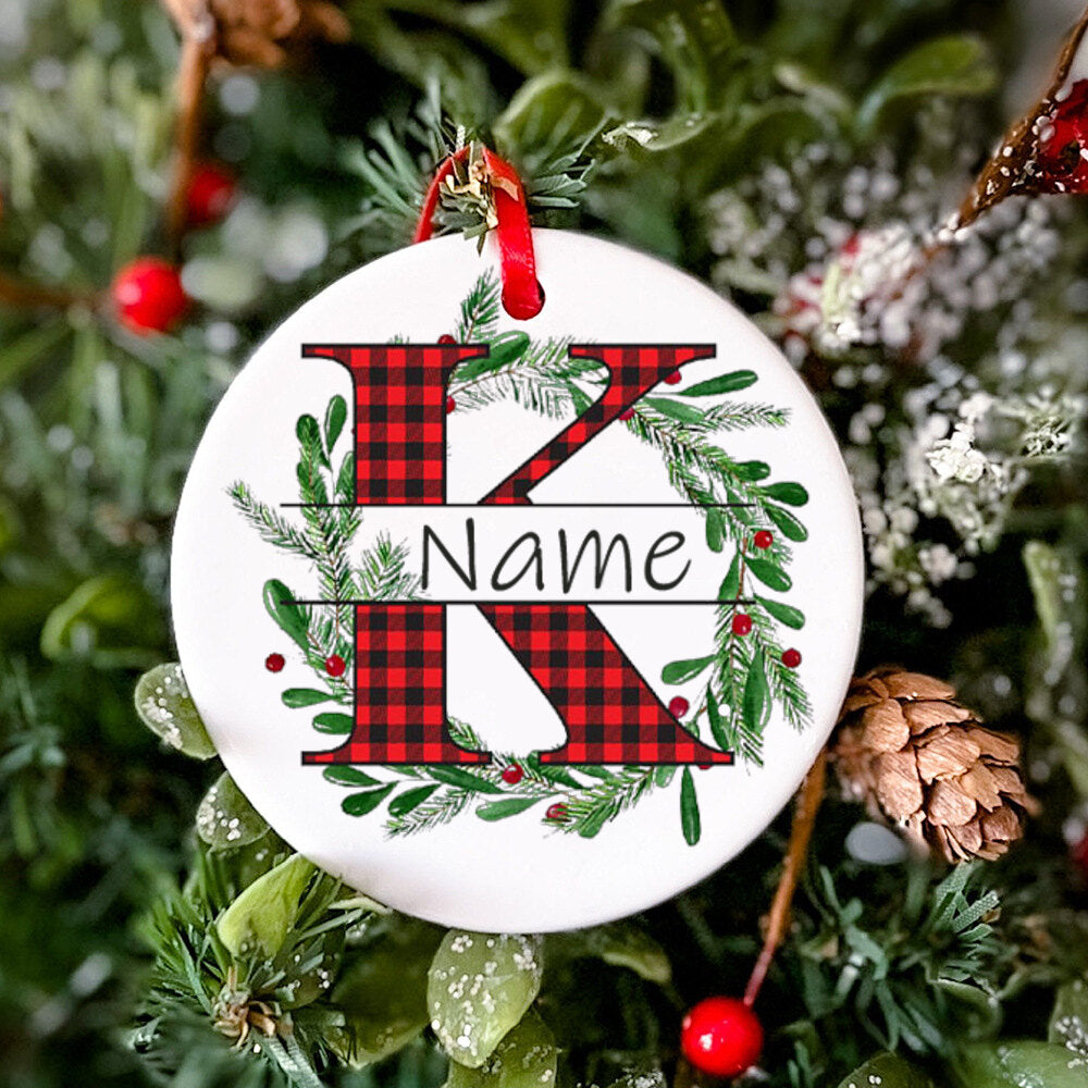 Personalized Christmas Baby Ornament Custom Name Xmas Infant Keepsake Gift Christmas Photography Accessories Christmas Ornament