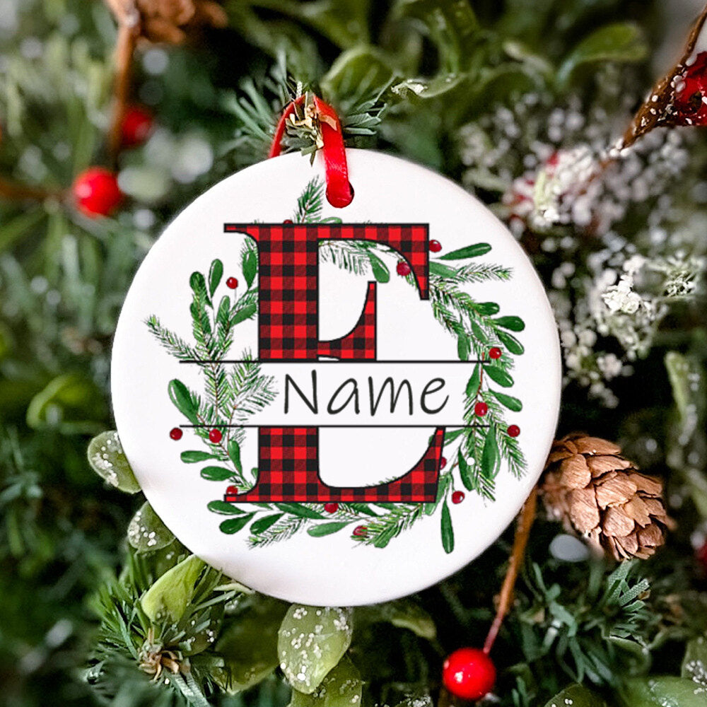 Personalized Christmas Baby Ornament Custom Name Xmas Infant Keepsake Gift Christmas Photography Accessories Christmas Ornament