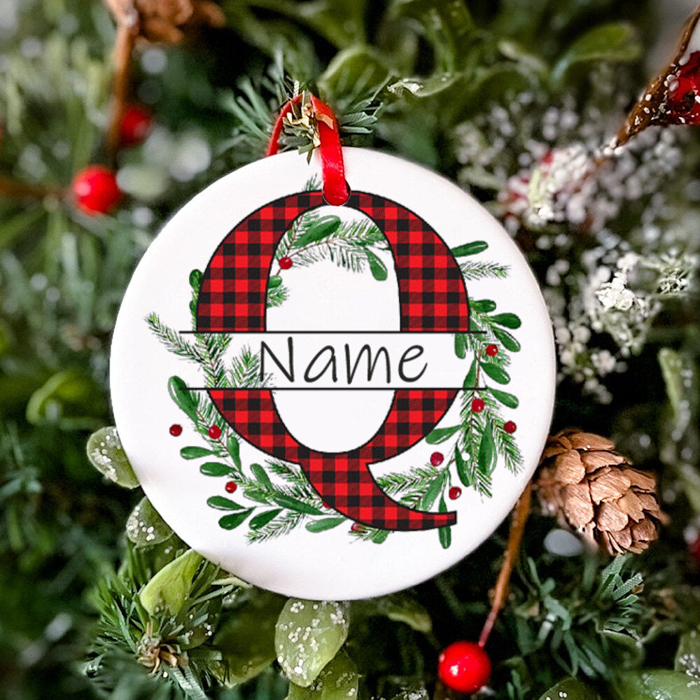 Personalized Christmas Baby Ornament Custom Name Xmas Infant Keepsake Gift Christmas Photography Accessories Christmas Ornament