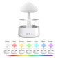 Mushroom Air Humidifier Home Bedroom Aromatherapy Lamp Calming Water Drops Sounds Diffuser Humidifier Rain Cloud Night Light