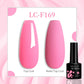 LILYCUTE 15ML Quick Nail Extension Gel Glitter Pink Vernis Semi Permanent UV Gel Nail Polish Nail Art Prolong Construction Gel