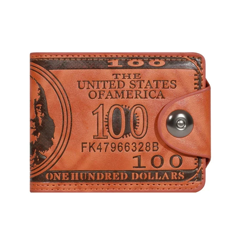 Wallets With 100 US Dollar Pattern