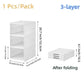 Foldable Shoe Racks Stackable Transparent Shoe Rack Multi Layer Installation Free Dustproof Sneaker Shoes Storage Organizers Box