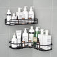 Bathroom Shelf Shower Shelf Shampoo Storage Shelf Kitchen Spice Corner Shelf No Punch Wall - Mounted Shelf Bathroom Accessories