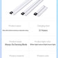 Motion Sensor Light Wireless LED Night Light USB Rechargeable Night Lamp Cabinet Wardrobe Lamp Under Backlight For Kitchen Led