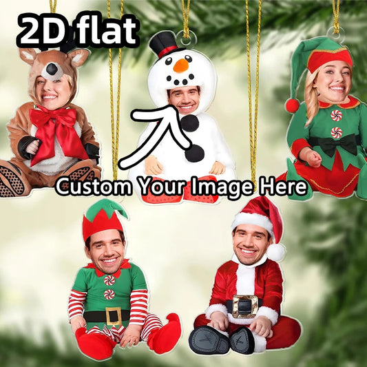 Custom Acrylic Christmas Ornament ( Personalized )